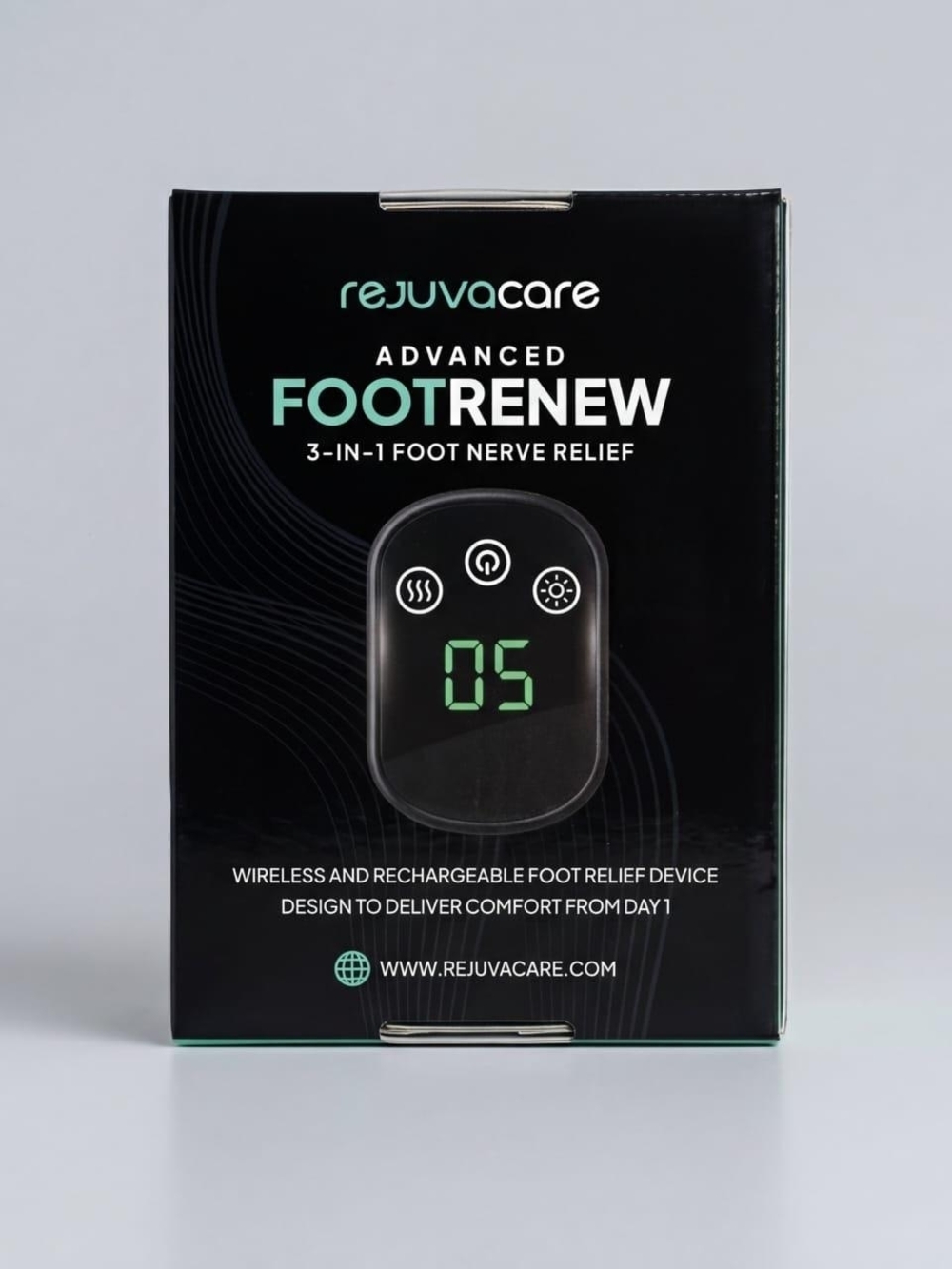 Advanced FootRenew 3-in-1 Foot Nerve Relief - Black